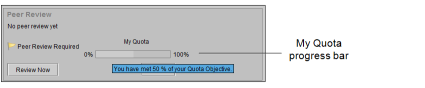 My Quota progress bar