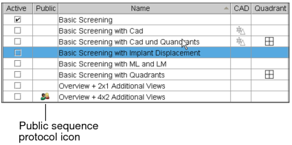 Public icon in Protocol library