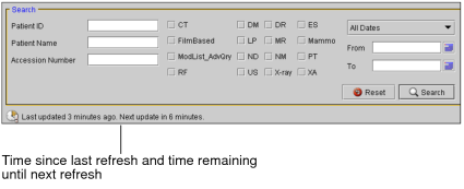 Time since last refresh