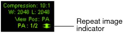 Repeat image indicator