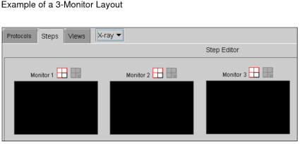 3-monitor layout example