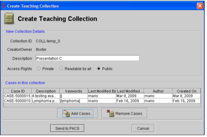 Create Teaching Collection