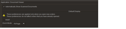 Document Viewer Preferences